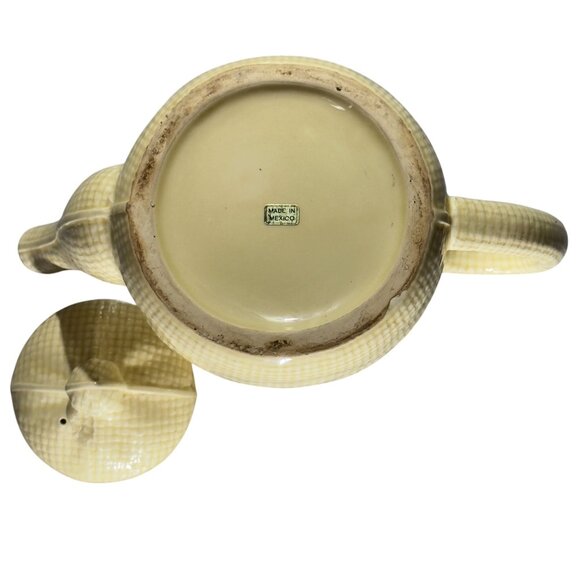 Vintage Petersons Peppers Ceramic Teapot With Lid - Picture 9 of 11